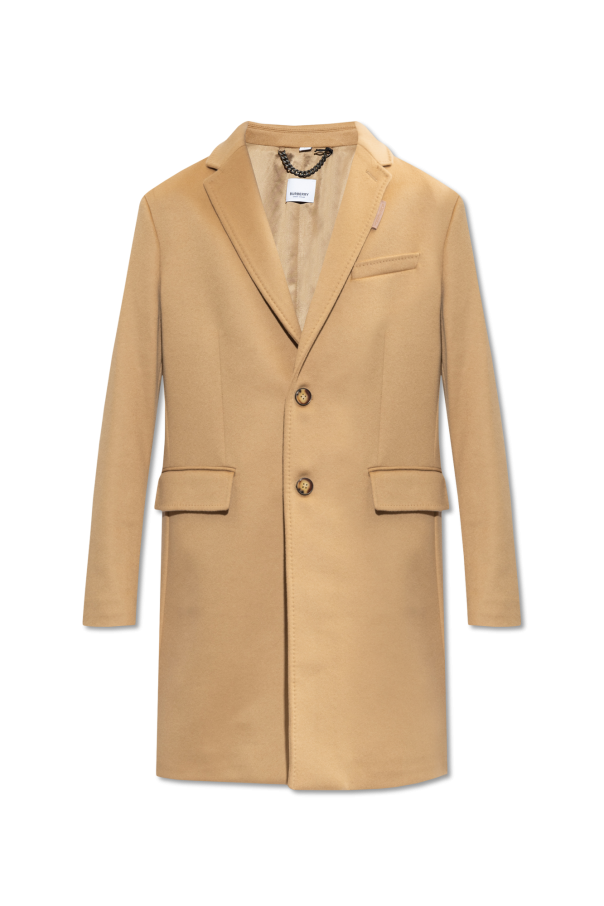 Burberry camel coat sales mens